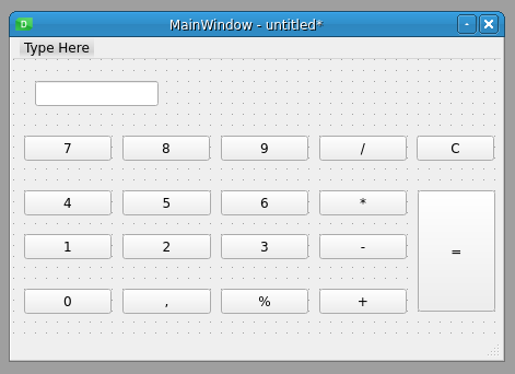 Calculator No Layout