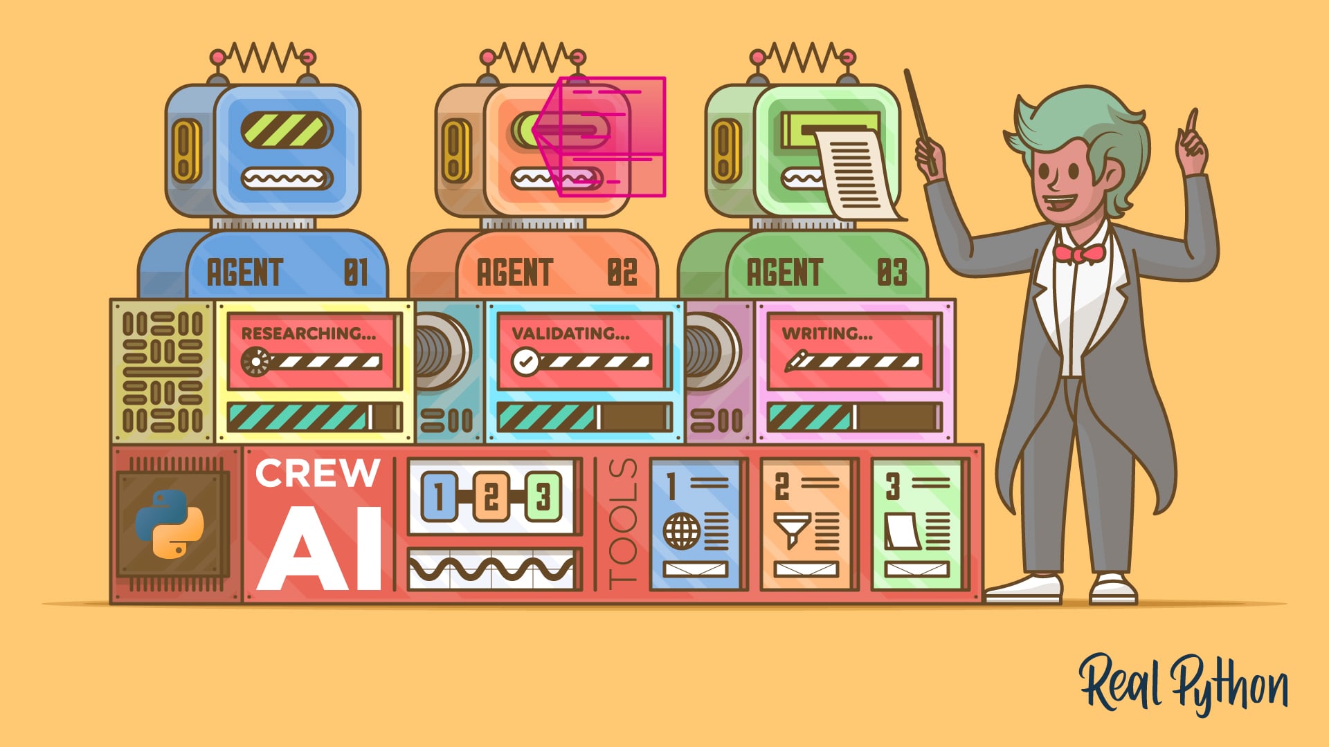 Coordinating Teams of AI Agents with CrewAI in Python