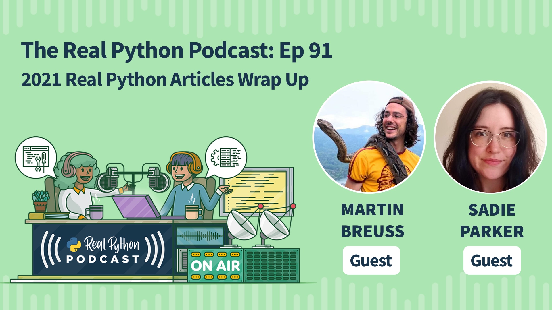 Real Python Podcast Episode #91 Title Artwork