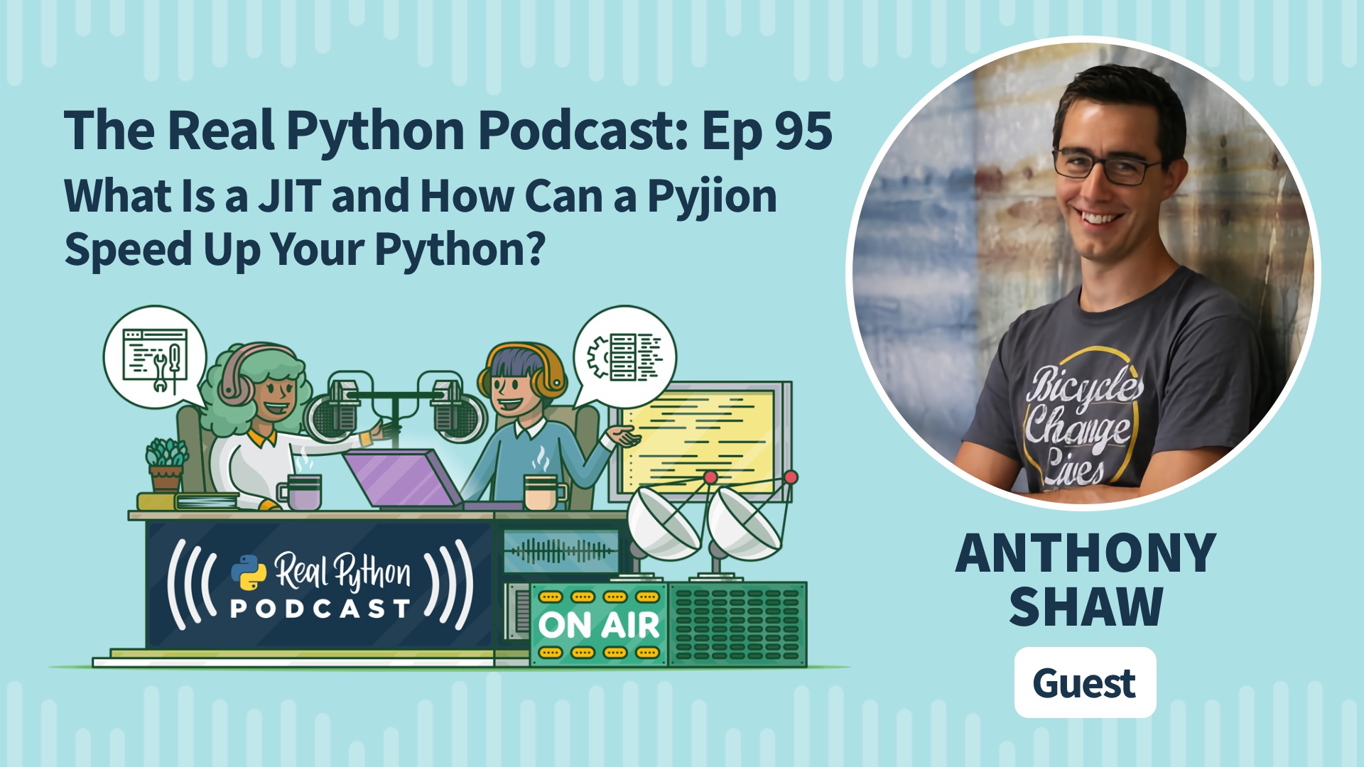 Real Python Podcast Episode #95 Title Artwork