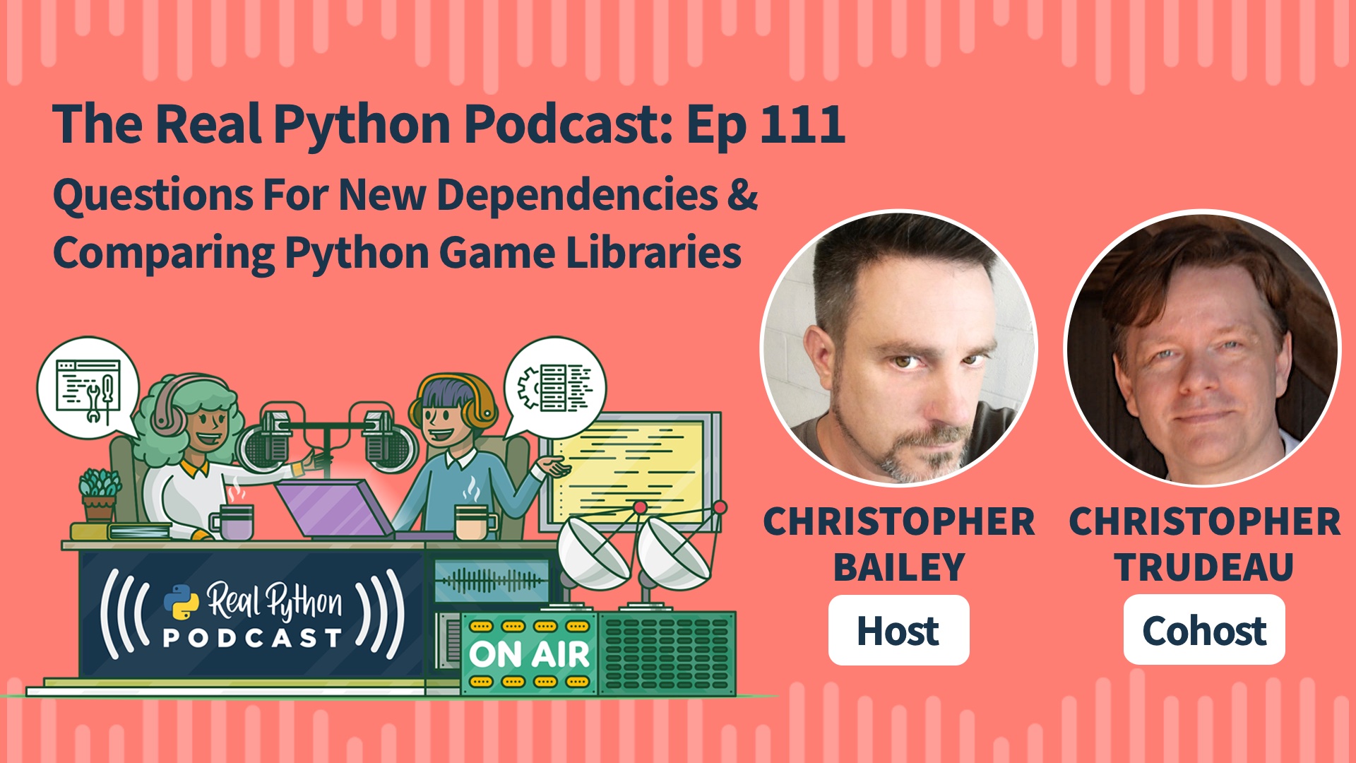 Real Python Podcast Episode #111 Title Artwork