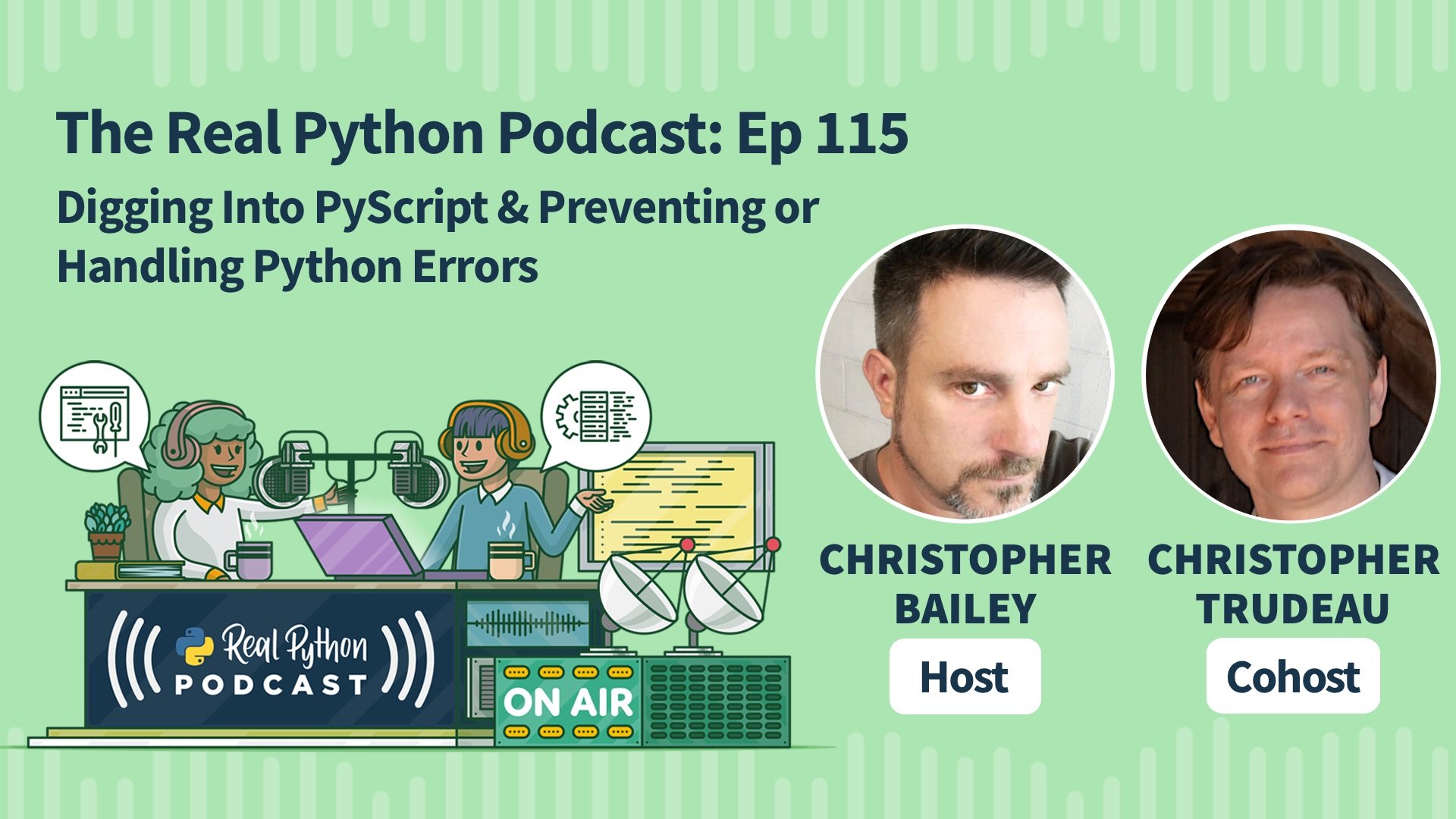 Real Python Podcast Episode #115 Title Artwork