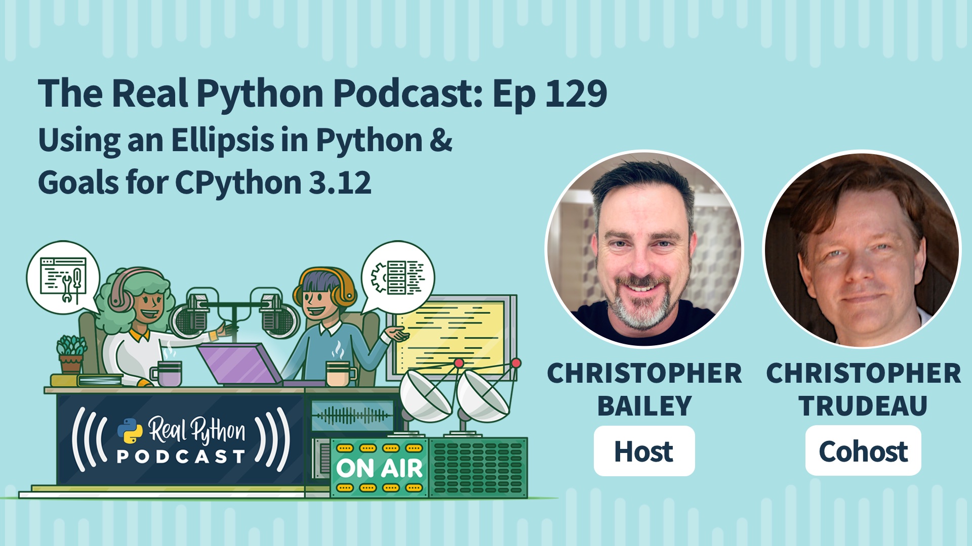 Real Python Podcast Episode #129 Title Artwork