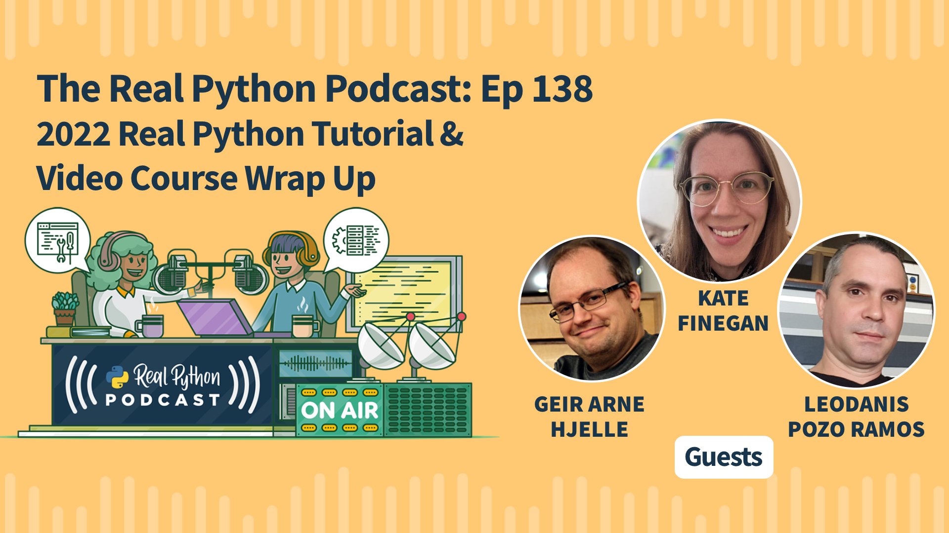 Real Python Podcast Episode #138 Title Artwork