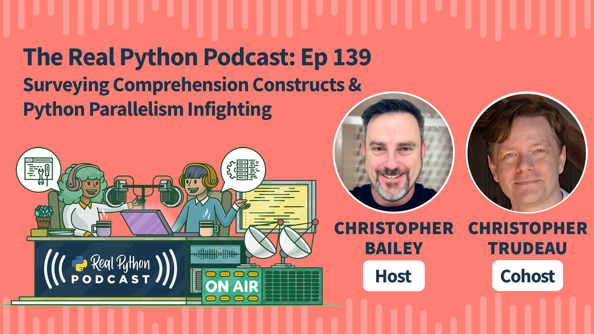 Real Python Podcast Episode #139 Title Artwork