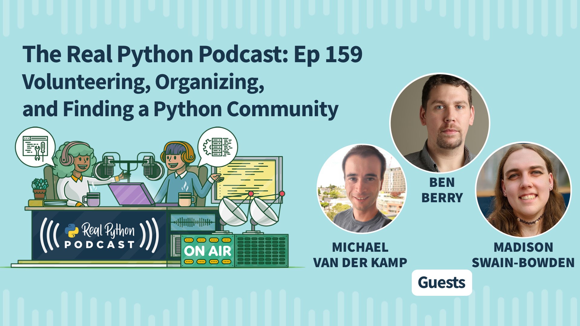 Real Python Podcast Episode #159 Title Artwork