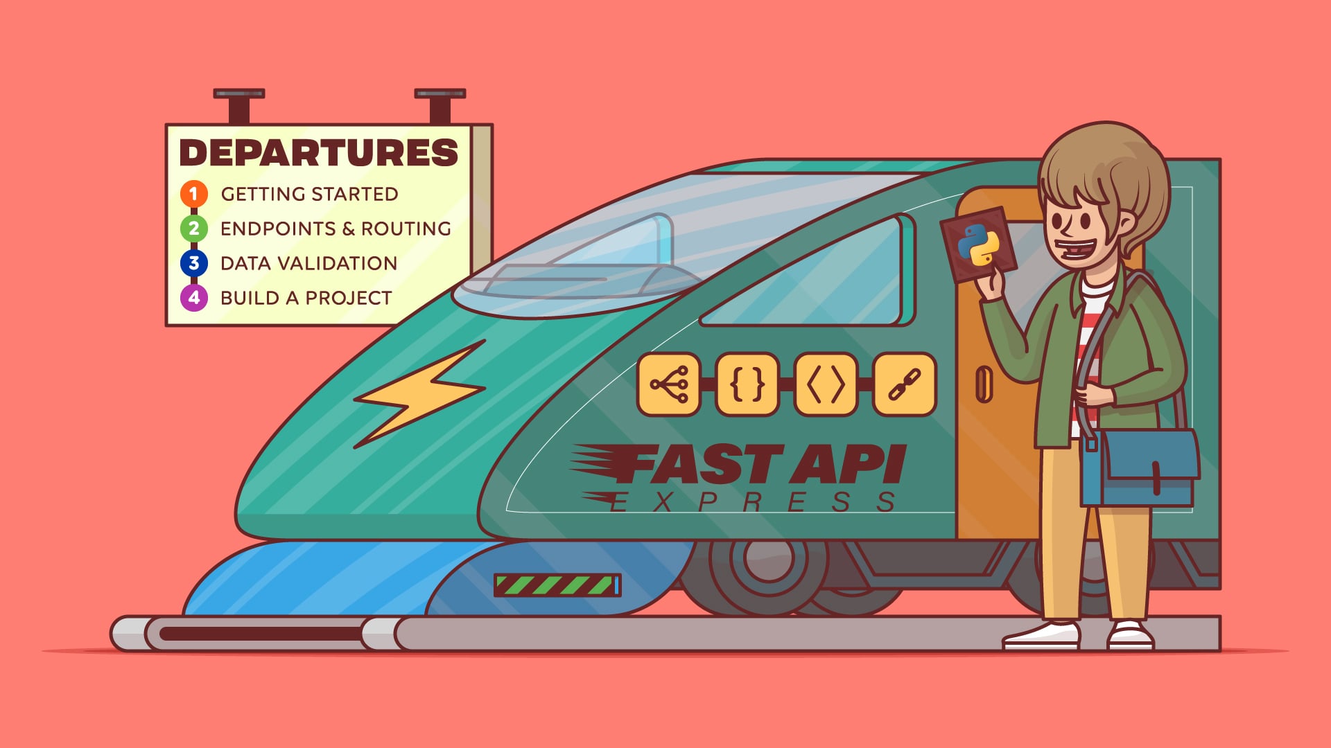FastAPI Web Development Learning Path Artwork