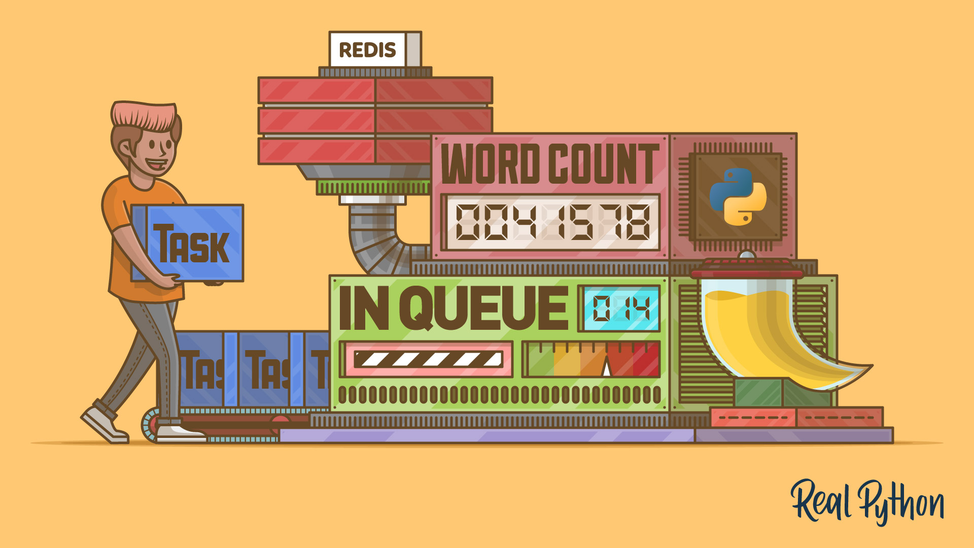 Task queue. Queue Python.