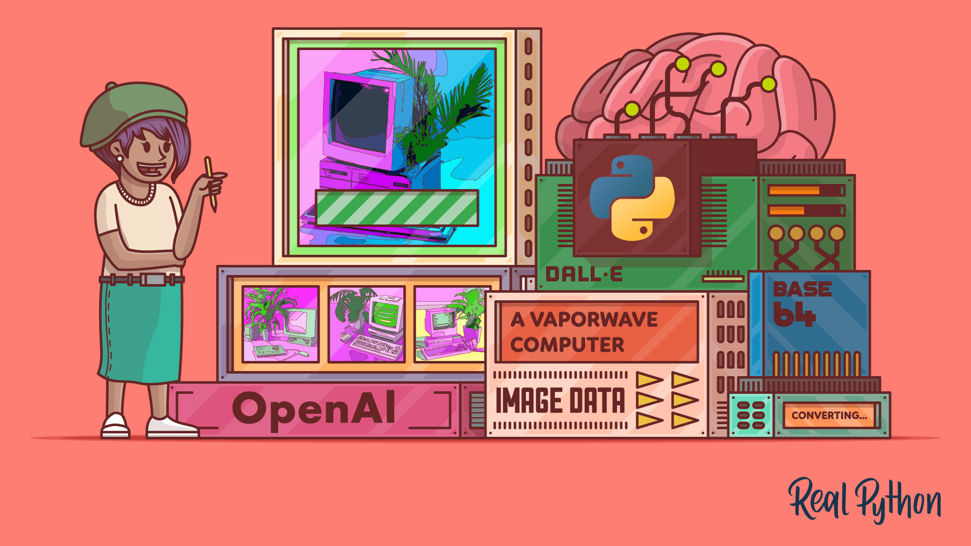 Title image for Generate Images With DALL·E 2 and the OpenAI API (Generate Images With DALL·E 2 and the OpenAI API)