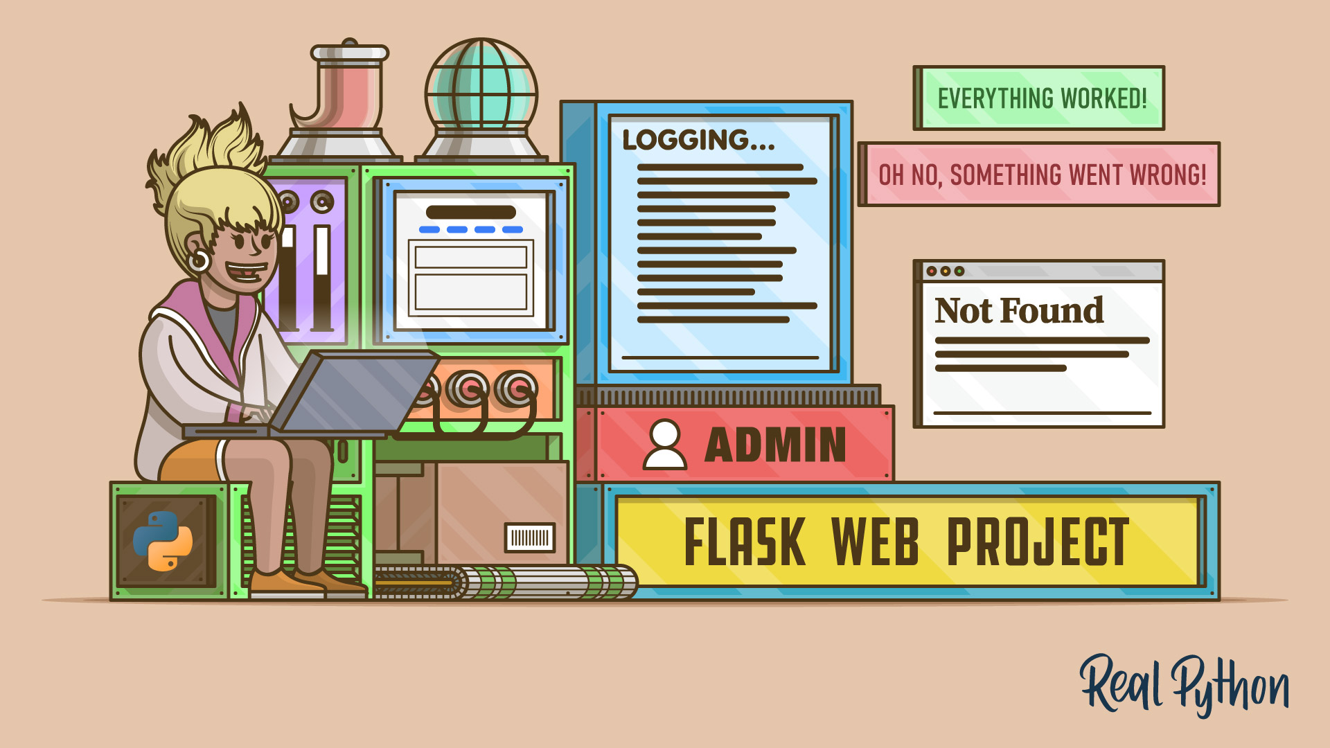 Add Logging and Notification Messages to Flask Web Projects