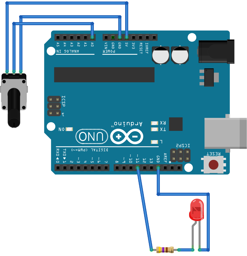 arduino analogwrite output voltage