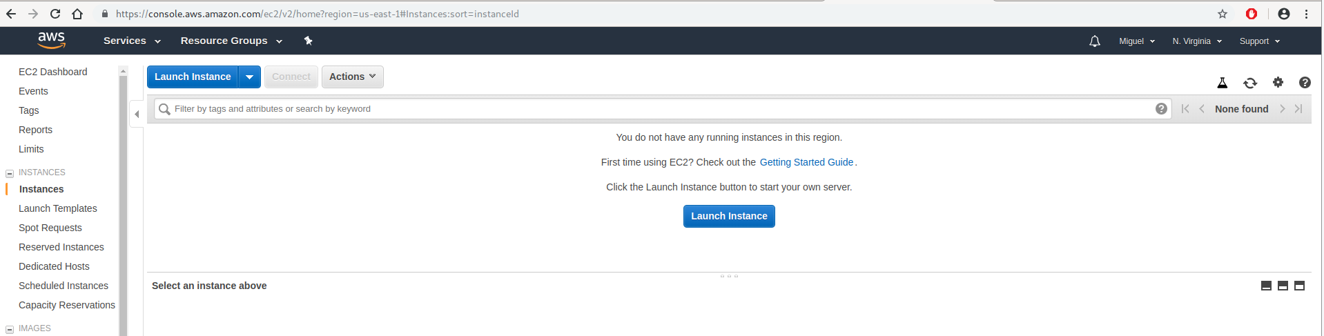 Create an EC2 instance