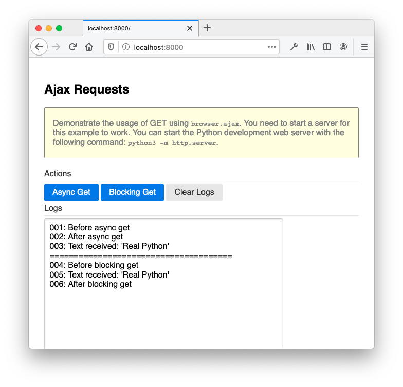 Python is running function