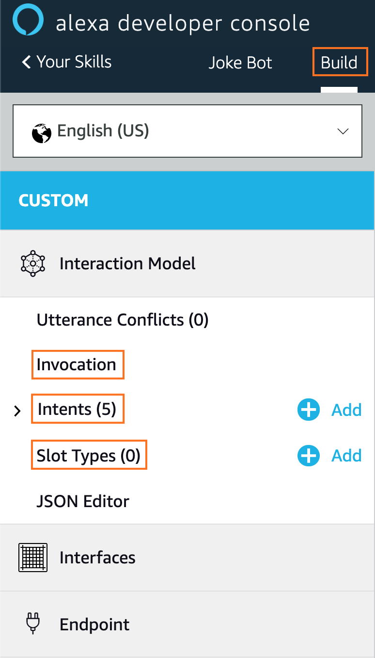 Alexa Developer Console Walkthrough