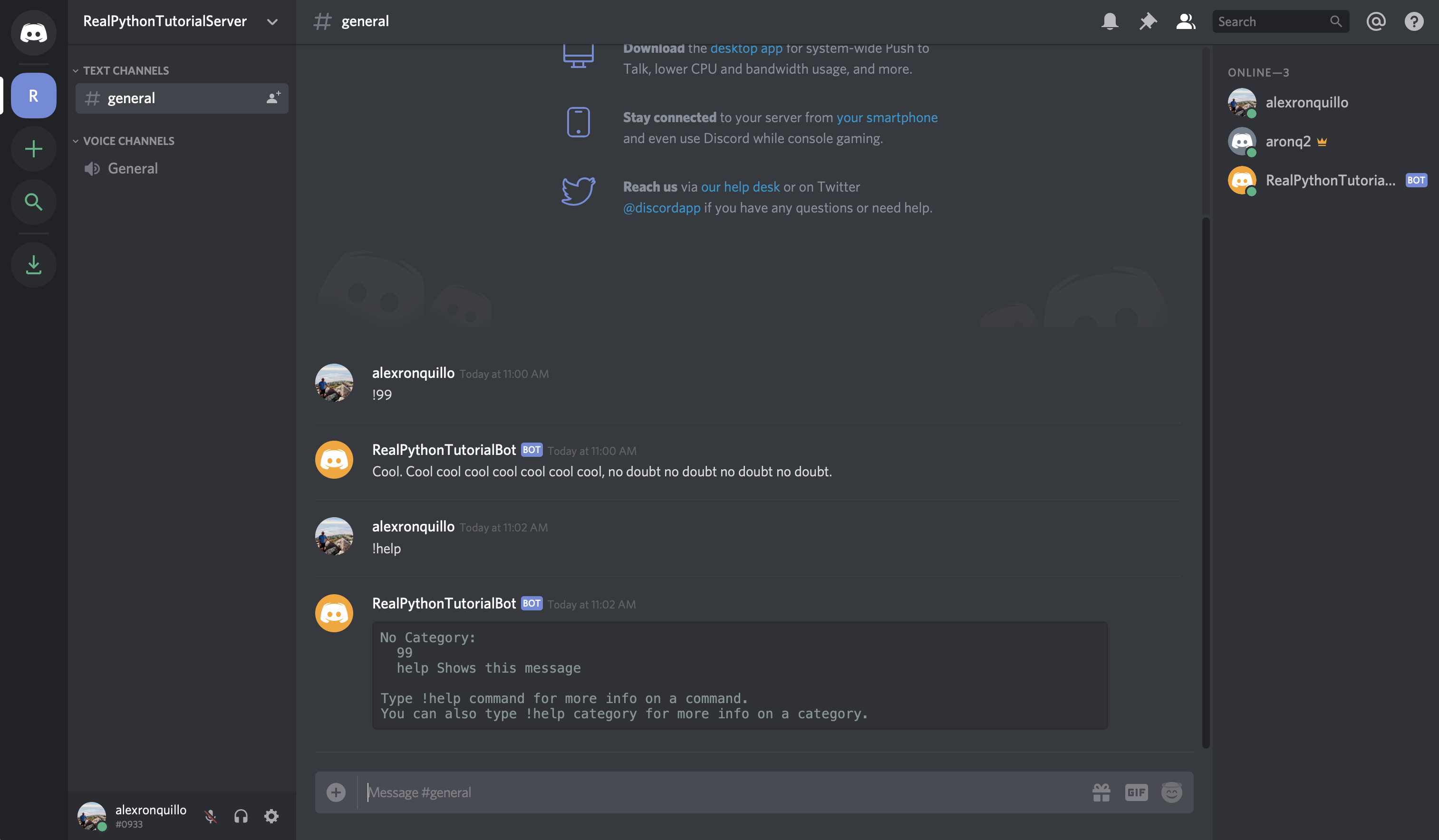 add discord bots