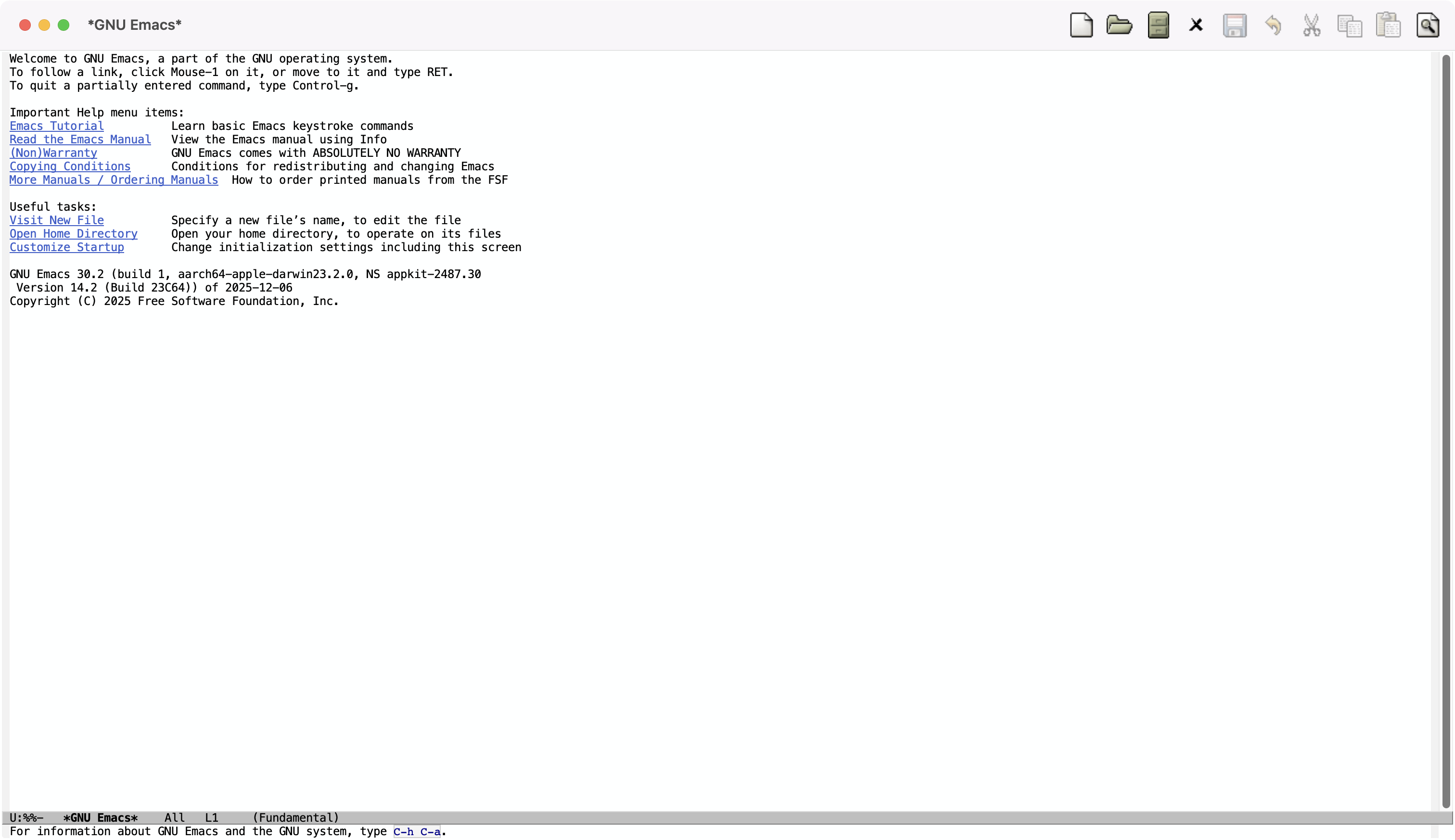 Emacs Editor Interface
