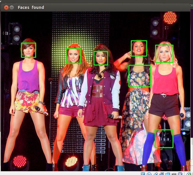 Python face detection example 2: wrong