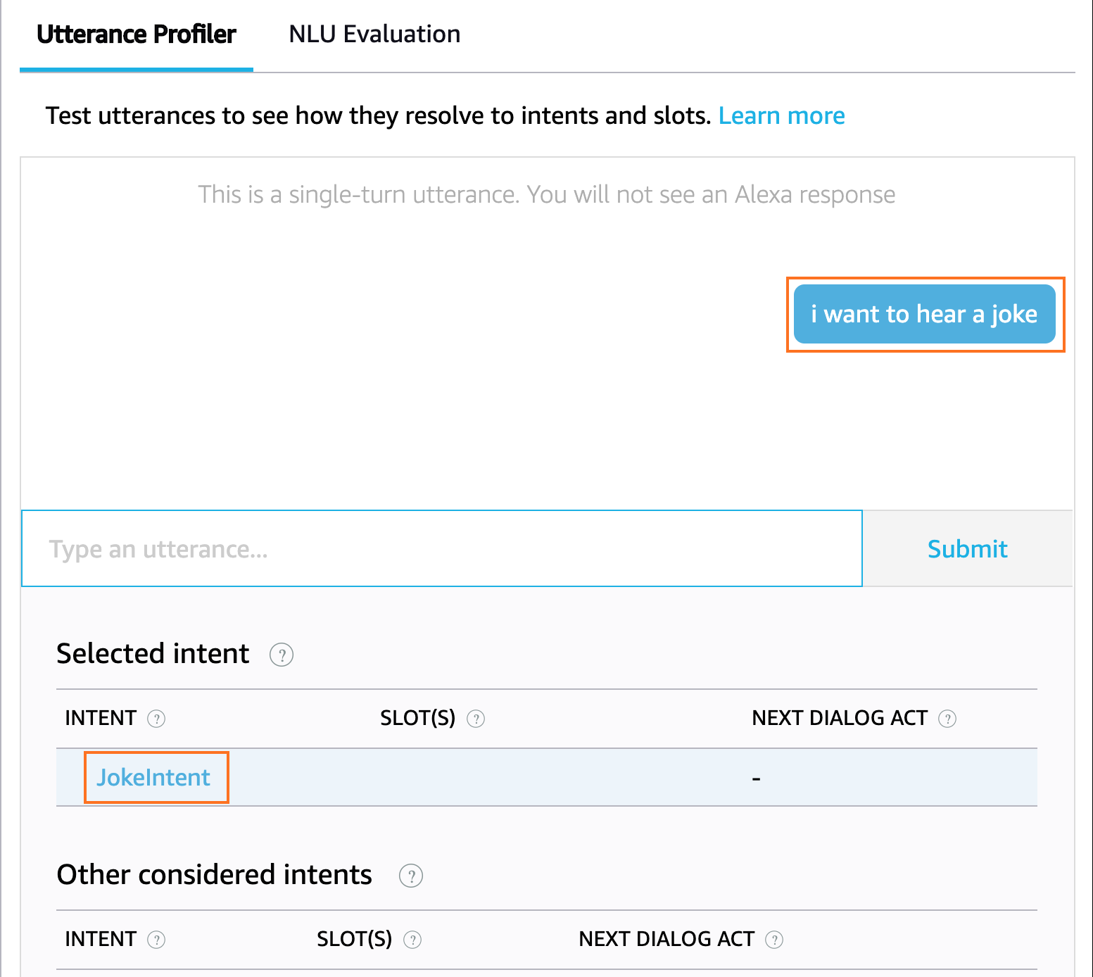 Evaluate Interaction Model