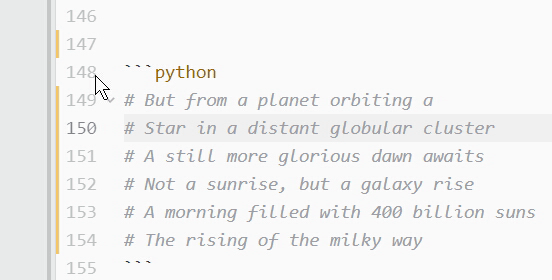 Python Hide Comments