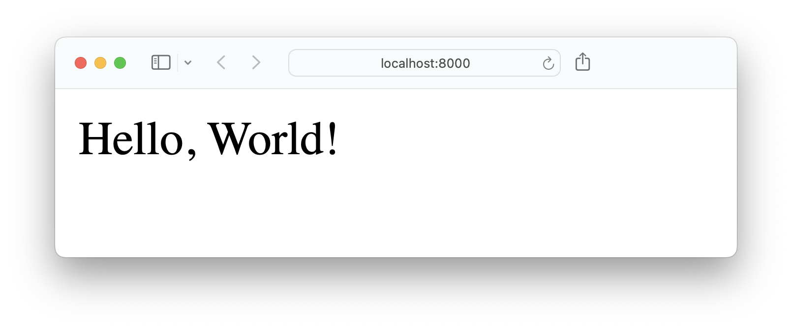 Hello World Flask App