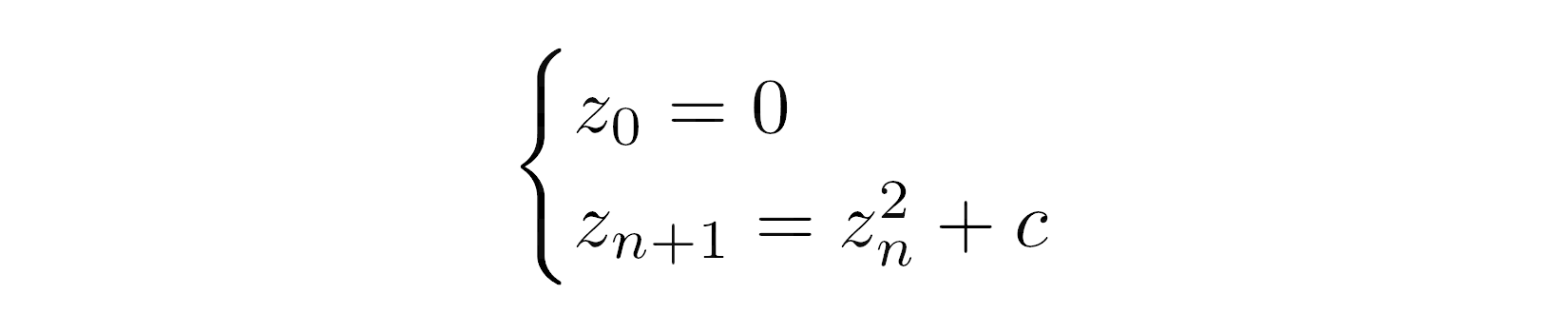 Mandelbrot Set Formula