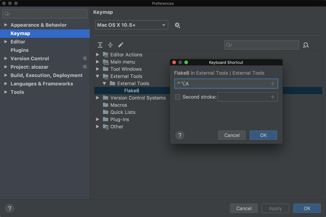 pycharm mac cheat sheet