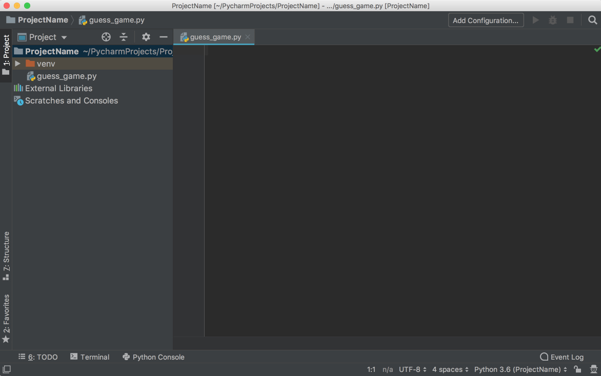 PyCharm instal the new