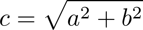 Pythagorean Theorem: Solve For C