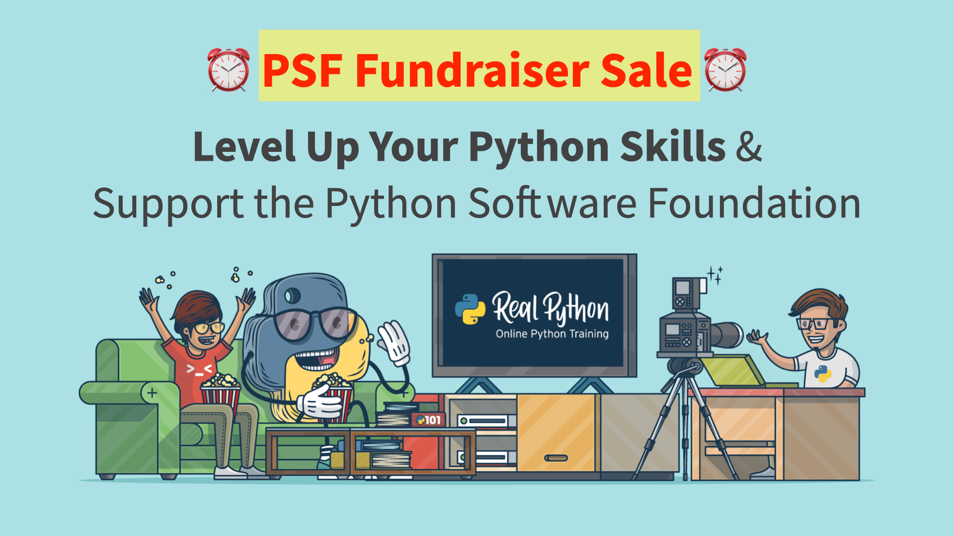 Real Python + PSF Fundraiser Sale