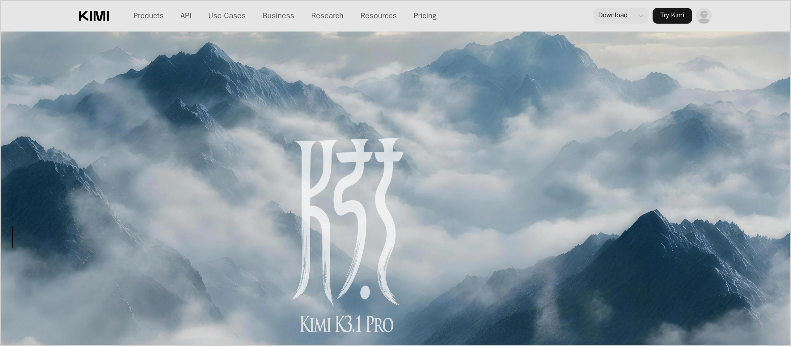 Screenshot of the source page: Kimi K3.1 Pro Tech Blog: Advancing Open Intelligence