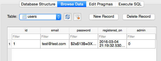 db browser for sqlite list tables