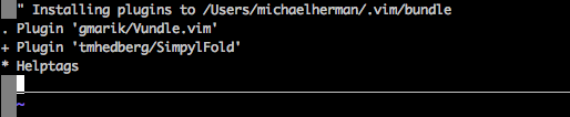 Vim plugin installation
