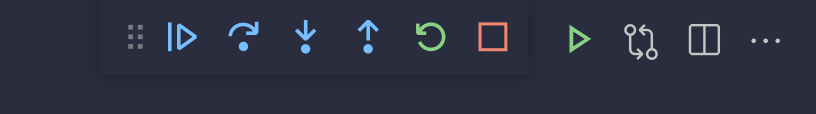 VS Code Debug Controls