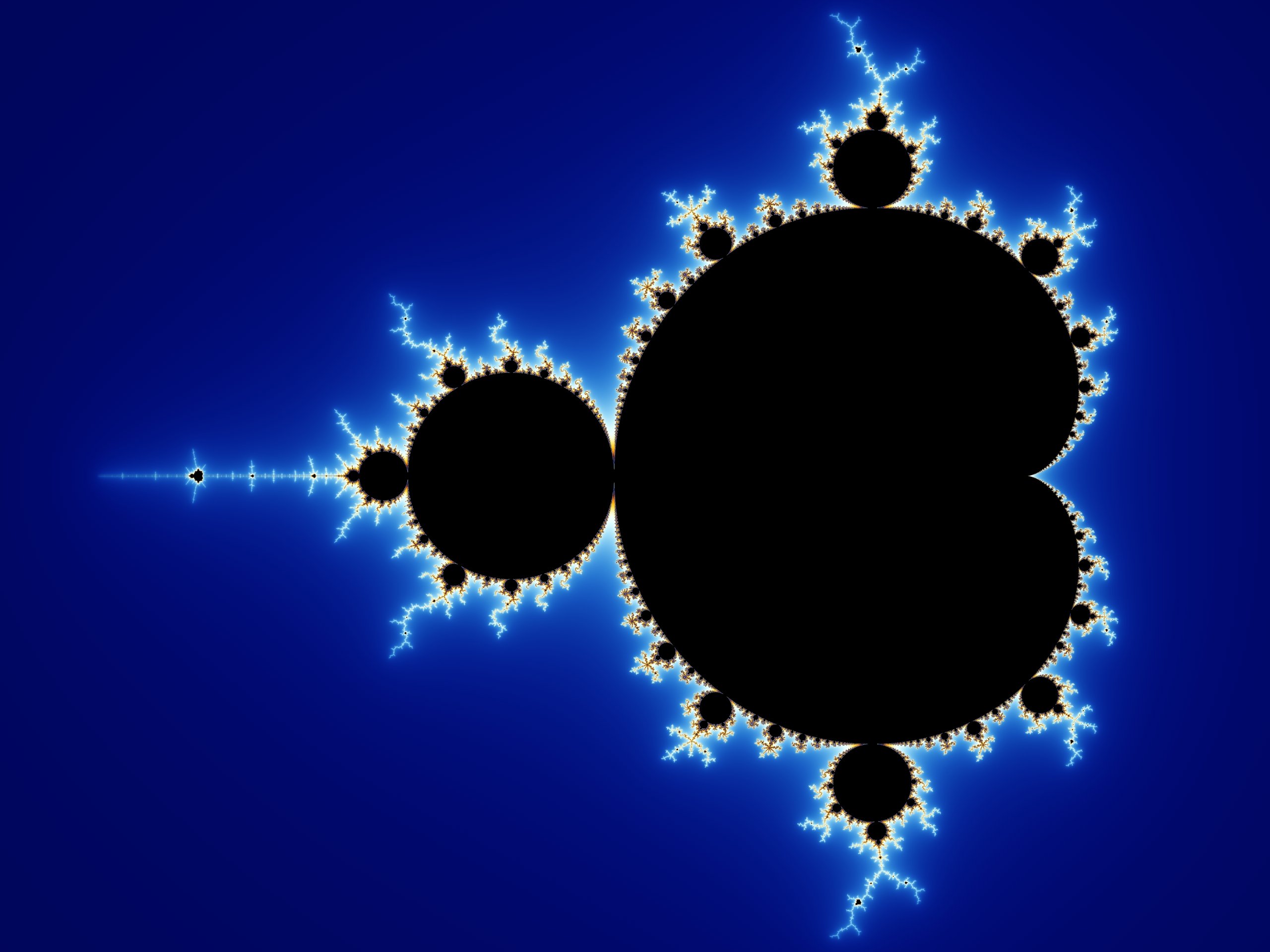 Mandelbrot 集（来源：维基媒体，由 Wolfgang Beyer 创建，CC BY-SA 3.0）